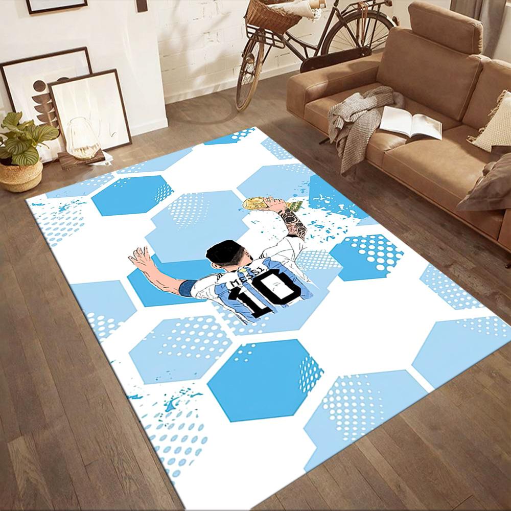 Argentina Football Celebration Square rugs are a great choice for living rooms, bedrooms, home décor, and as gifts.