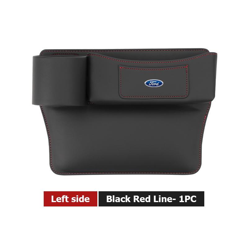 YYQO6 Leather Car Seat Gap Water Cup Holder Box Storage Bag For Ford Escape Ecosport Fusion Explorer Expedition Taurus