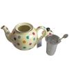 London Pottery Farmhouse Teapot, Ivory/Dot, 2-Cup, 78412
