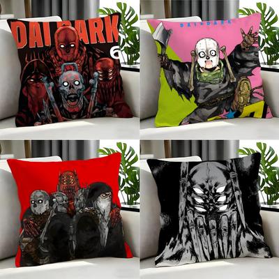 Anime DDai Dark Cushion Cover Cushion Cover Set Pcs X X X Pillowcase Decorative Sofa Home Decor