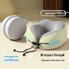 U-shaped Neck Pillow for Travel: Portable Airplane, Car, and Back Support Pillow
