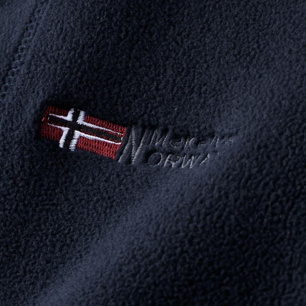 Norwegen Dickes Fleecegefüttertes Warmes Jacke: Doppellagige Baumwolle, Kältebeständig, Stehkragen, Mehrere Taschen, Übergröße.