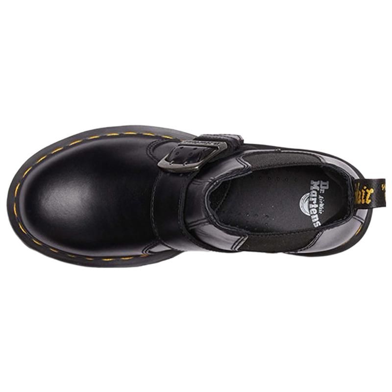 Dr. Martens 2976 Leather Casual Comfortable Short Chelsea Boots Women boots Black 31036001