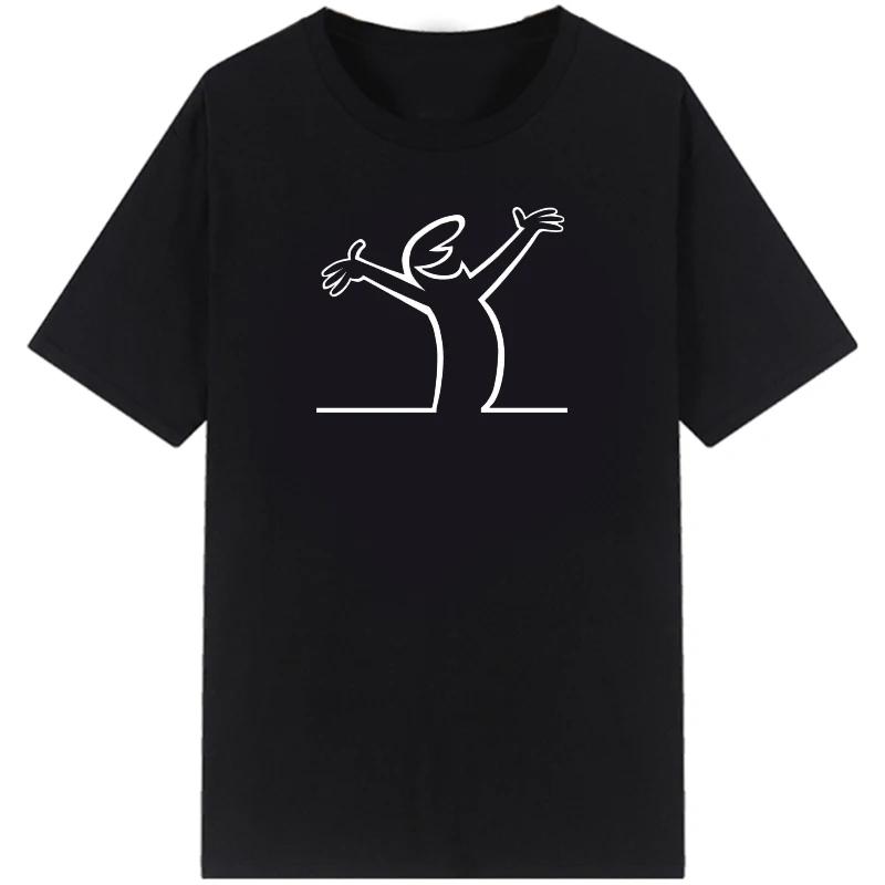 Happy Fashion T-shirt La Linea La linea Osvaldo Cavandoli TV Uomo Donna Stile Streetwear Tee Girocollo Casual Top Camisetas L