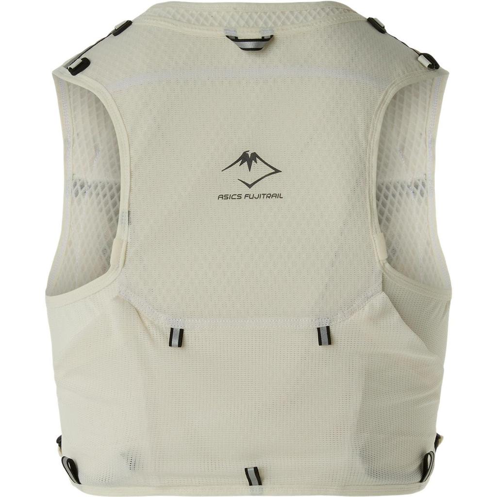 Asics FUJITRAIL Vest Unisex Size 101 Running Accessory (3013B198), Adult, (Cream), Medium,