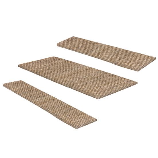 3 buc/set husă pentru masă și scaun de exterior imprimată impermeabilă cu bandă elastică anti-alunecare