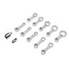 12 Piece Torsion Wrench Adapter Set Chrome Vanadium Steel 12 Point 3 8 Inch Drive Torsion Wrench Extension Adapter