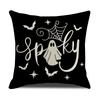 New Halloween Pillowcase Funny Pumpkin Ghost Horror Cat Party Cushion Sofa Pillow