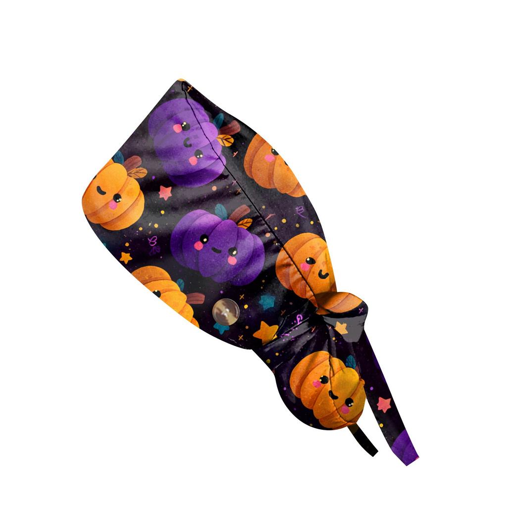 Șapcă de lucru cu imprimeu de Halloween la modă, șapcă casual pentru femei, șapcă de spălat, șapcă Baotou