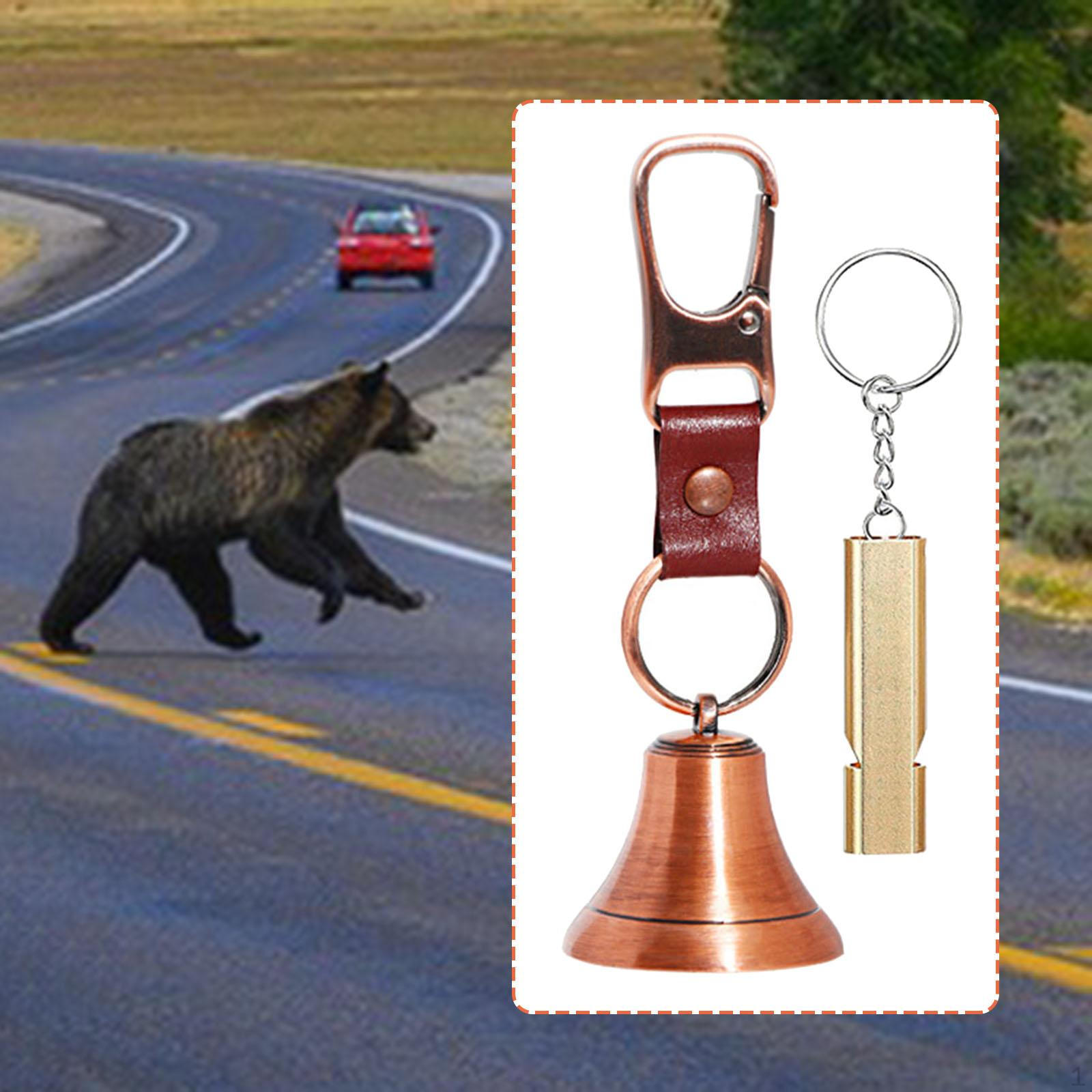 

Loud and Bell Decorations Compact Emergency Whistle Backpack Pendants for Hiking Fishing gloss red bronze