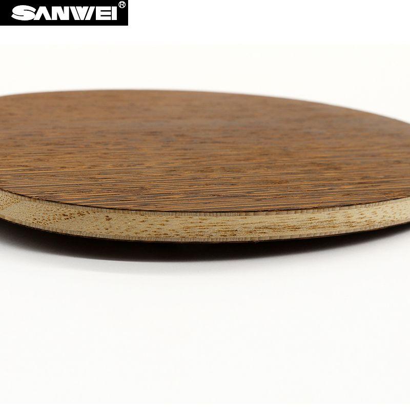 Hoja de tenis de mesa SANWEI DYNAMO (Madera de 5 capas, ligera y rápida.) Raqueta SANWEI Ping Pong Bat Paddle