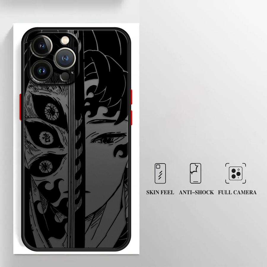 Japanese Cool Tanjirou Case for Apple iPhone XR 16 14 8 7 SE 12 13 Mini 11 XS 11 Plus 15 Pro MAX Soft Cover 12Pro 16 Plus 14Pro