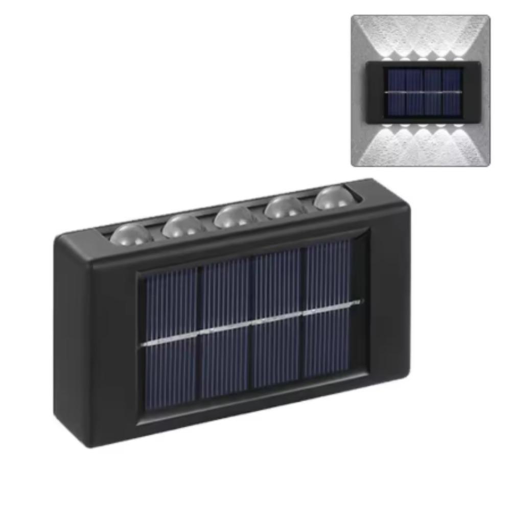 Solar LED Light, Outdoor Waterproof Wall Lamp, Dusk to Dawn Fence Lighting for Summer Garden Yard Porch Walkway Camping Home