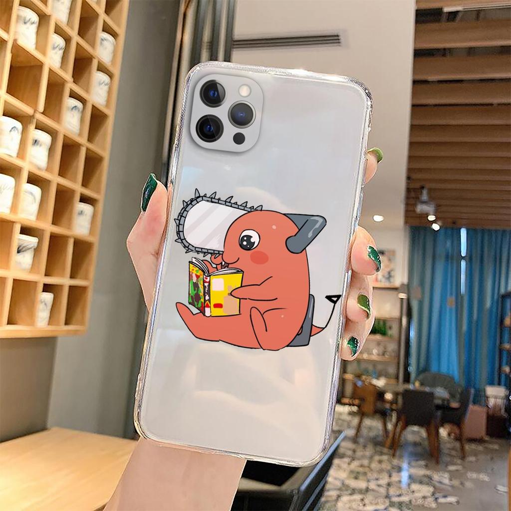 Anime Chainsaw Man Pochita Case Clear Case for Iphone SE 2020   7 8 11 12 13 Mini Plus X XS XR Pro Max Case