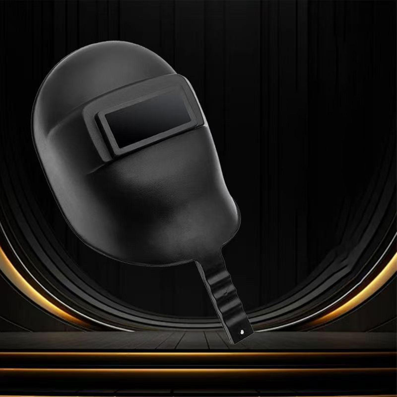 

Welding Face Cover Large Viewing Headgear Accessory Lightweight for Repair with Handle