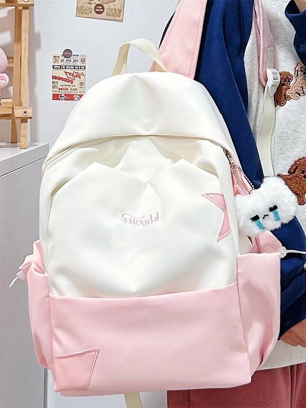 Jugendlicher Harajuku-Stil Rucksack aus Nylon für Schulmädchen