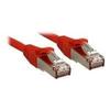 Câble Réseau LINDY - 6A S/FTP - LSOH - 500MHz - 0,5m - Rouge