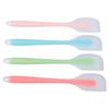 4 Pcs Silicone Spatula Set Baking Cooking Mixing Scraping Stirring Flexible Spatula Set for Kitchen