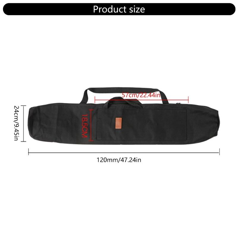 Fishing Rod Carrying Case Outdoor Fishing Rod Storage Bag Organizers Portable Folding Canvas Fishing Tackle Bag