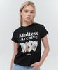 WAIKEI Maltese Archive Short Sleeve T-Shirt Black