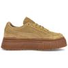 Puma Damen Mayze Stack Wildleder Low-Top Plateau-Sneaker Braun 383983-03