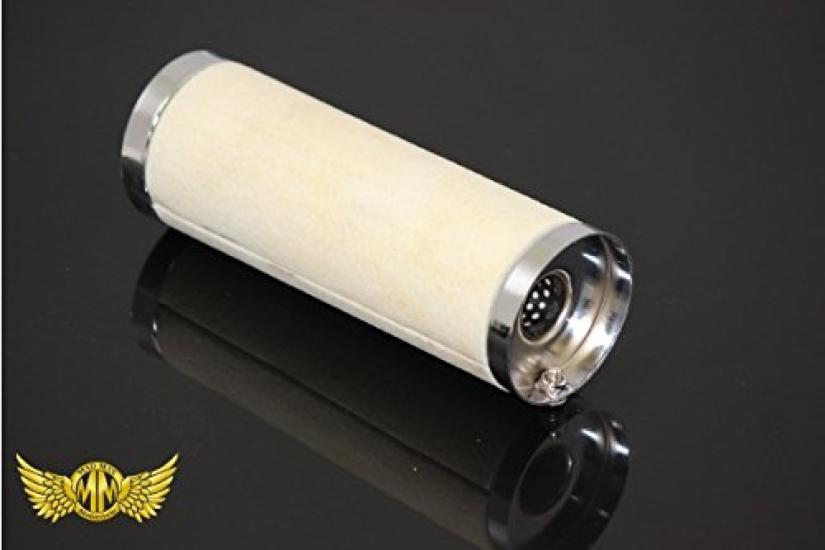 Inner silencer for short exhaust 70mm chrome 23mm exhaust pipes, diameter, plated, port.