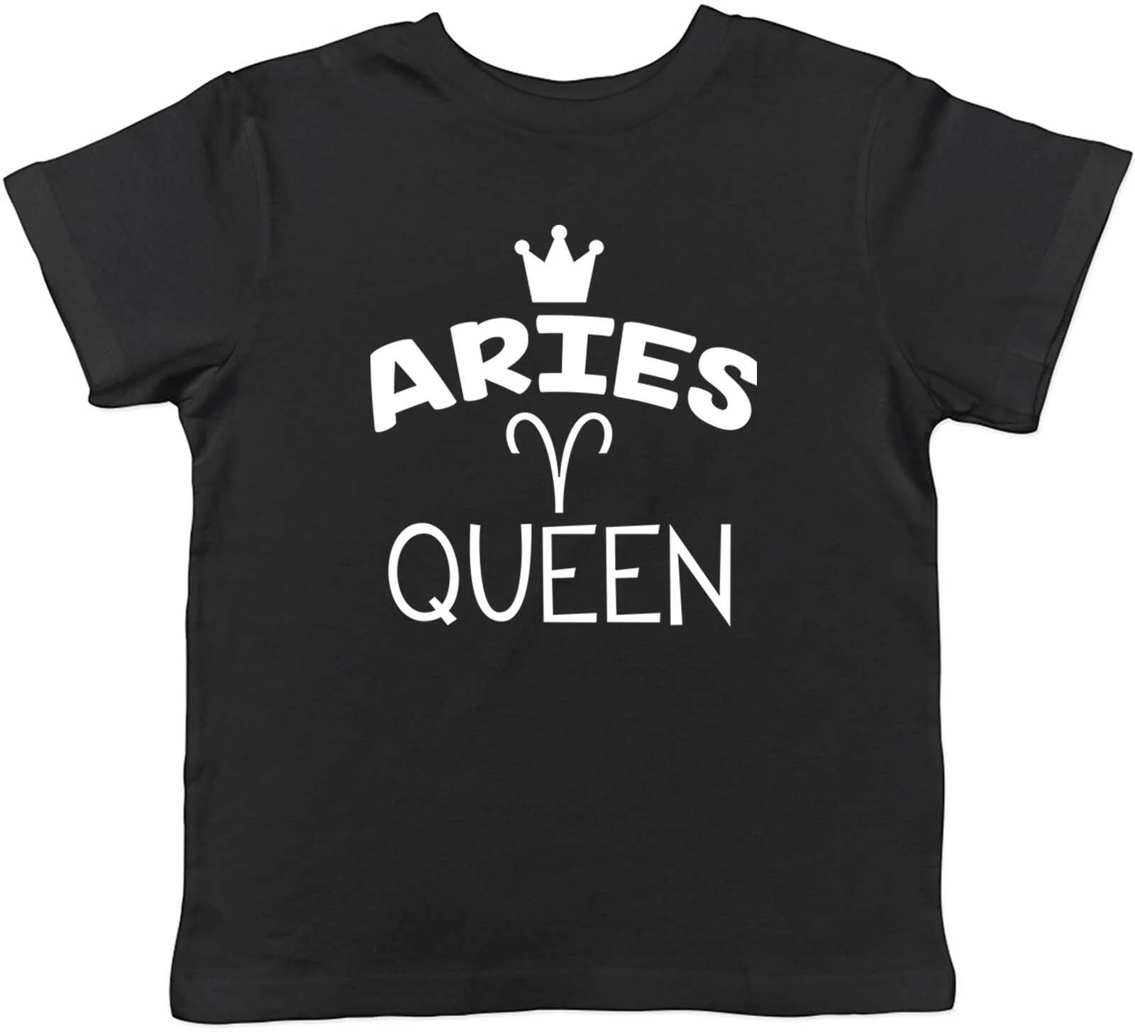 Aries Queen Childrens Kids T-Shirt Boys Girls 100
