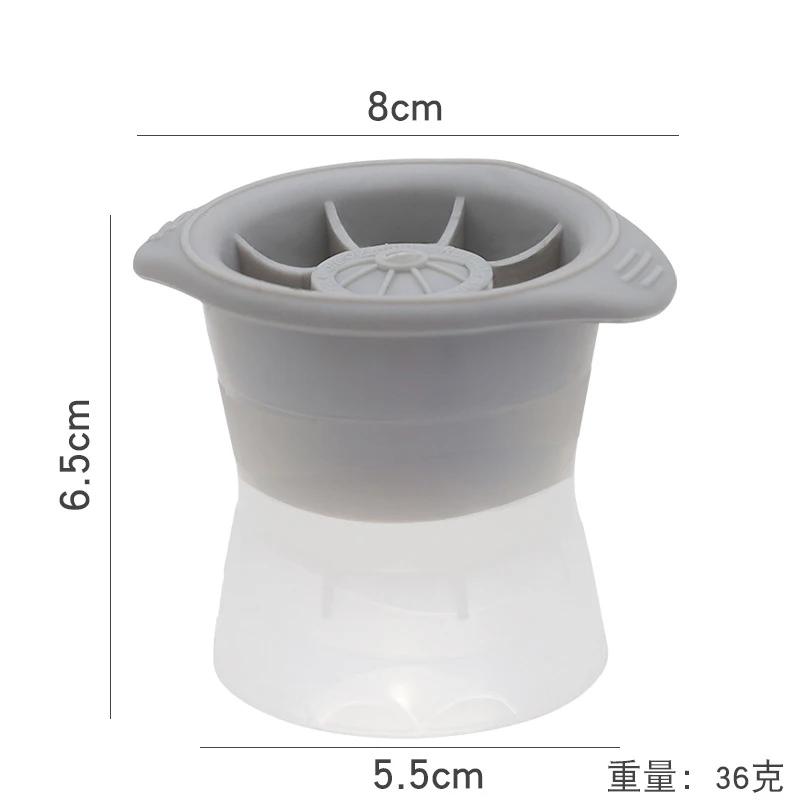 Whiskey Round Ice Cube Maker Silicone Ball Shape Spherical Ice Cube Mould Machine Quick Freezer Ice Mold Tray Kitchen Tools