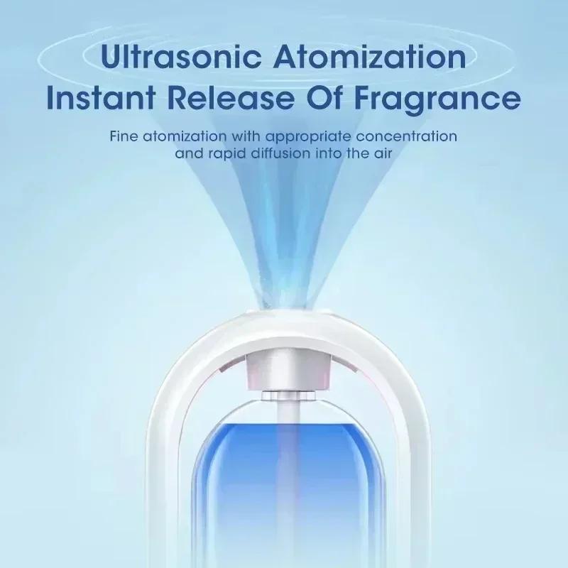Automatischer Ätherischer Öl Diffusor Duftmaschine Aroma Vernebler Lufterfrischer Spray für Toilette Büro Zuhause Geruchsbeseitigung