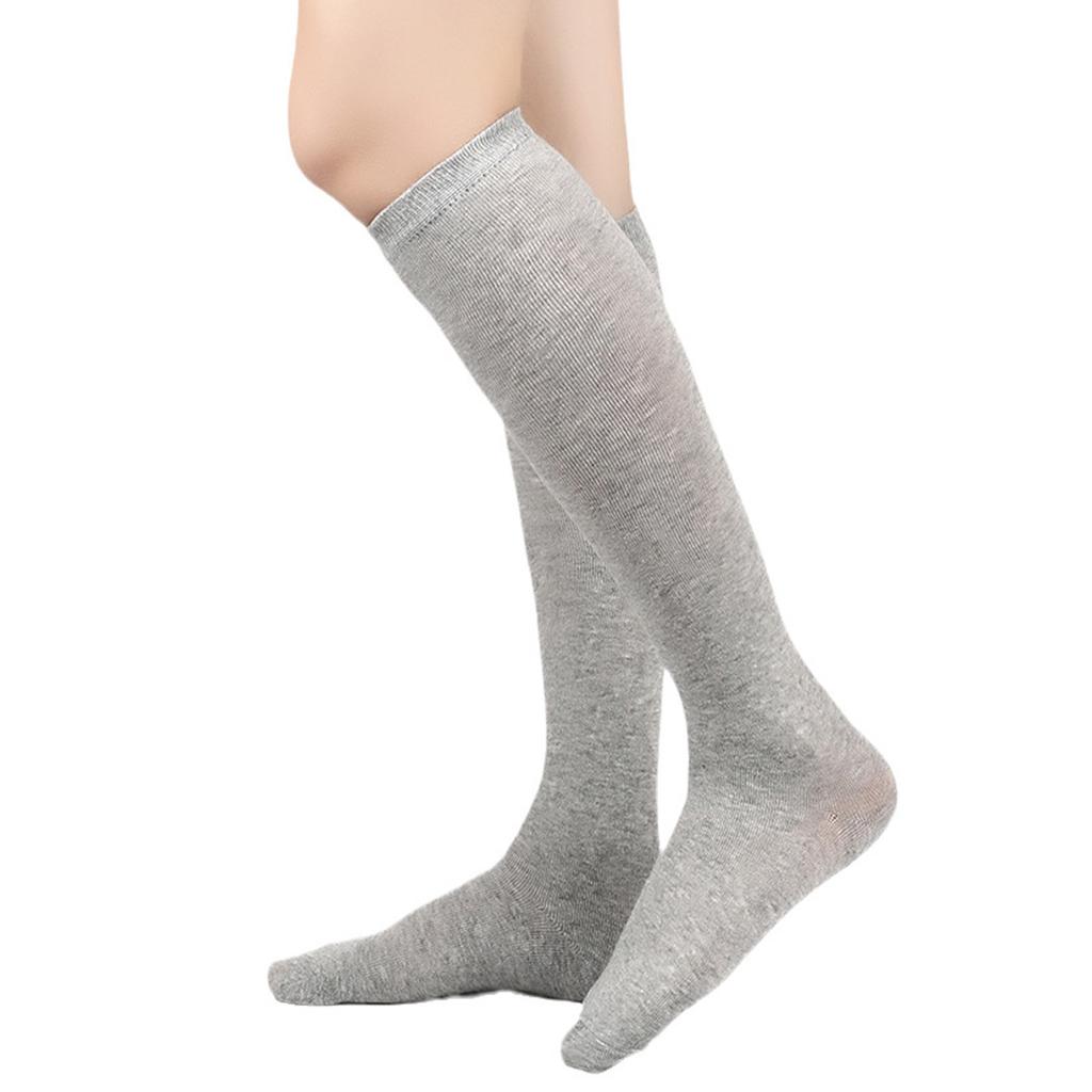 Women's Solid Color Calf-high And Knee-high Socks