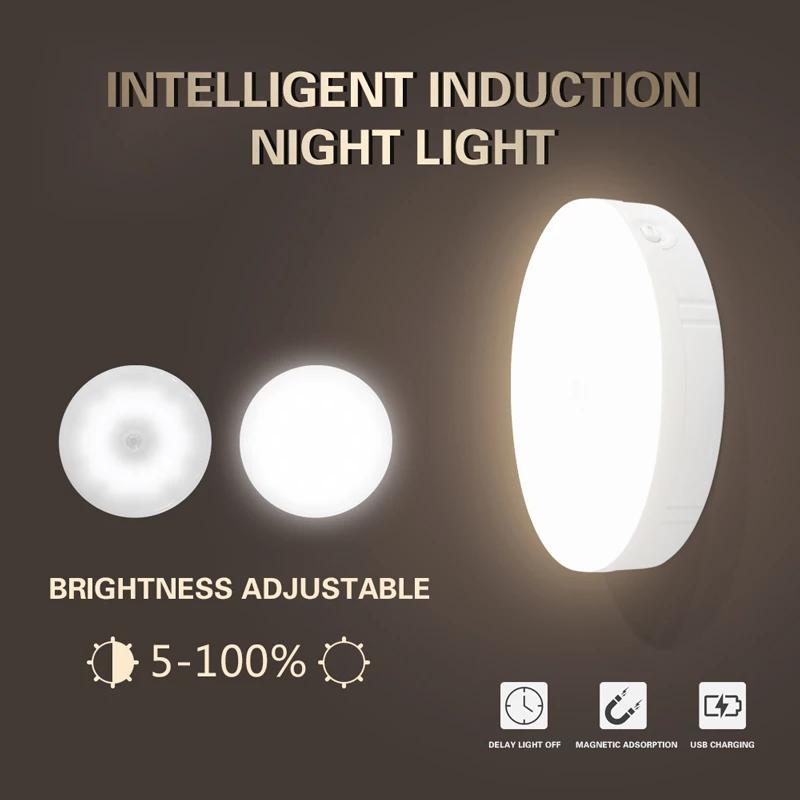 USB Wiederaufladbare Lampe Mit Bewegungsmelder Für Den Innenbereich