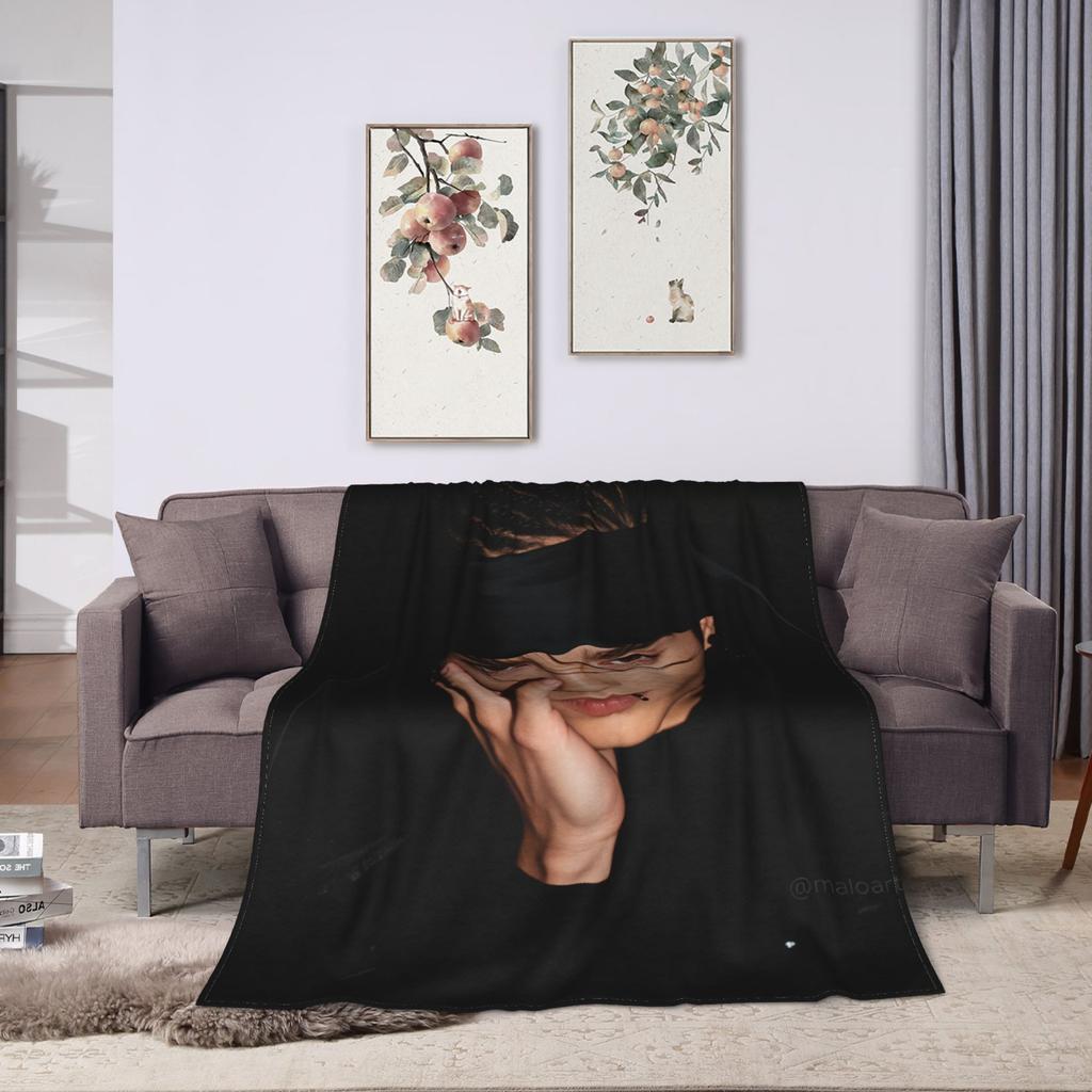Tom kaulitz Bill Kaulitz Blankets Warm Soft Fashion Plush Throw Blanket For Outdoor Picnic Flannel Bedspread Bed Cover