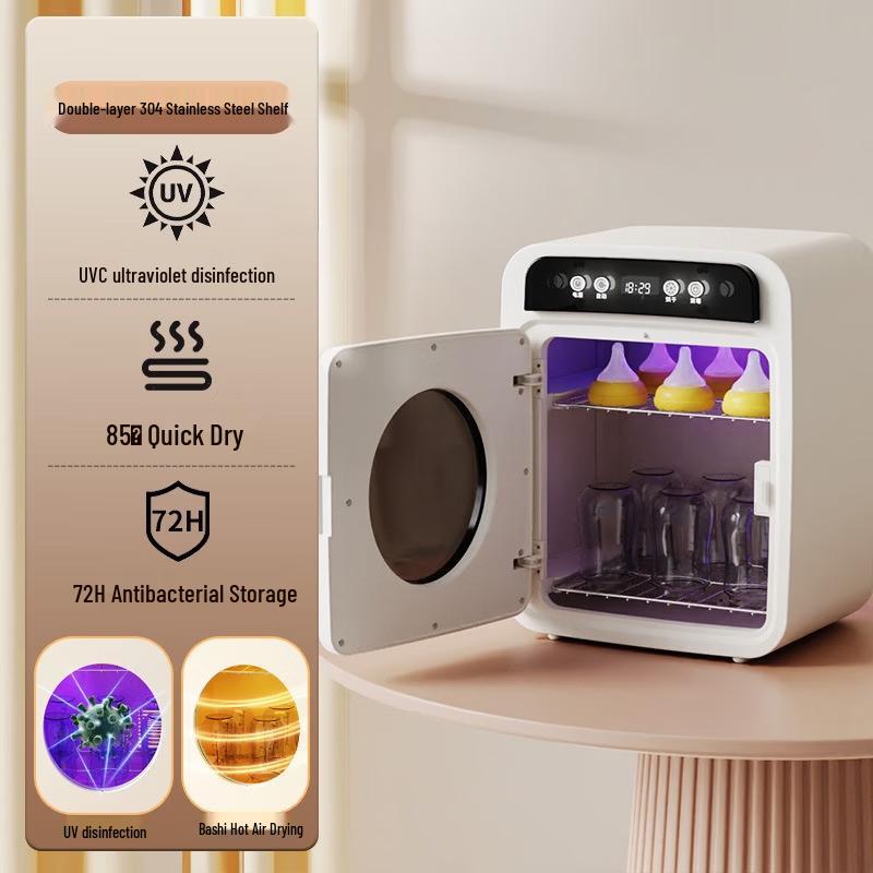 OLOEY Double-Layer Compact UV Bottle Sterilizer & Dryer
