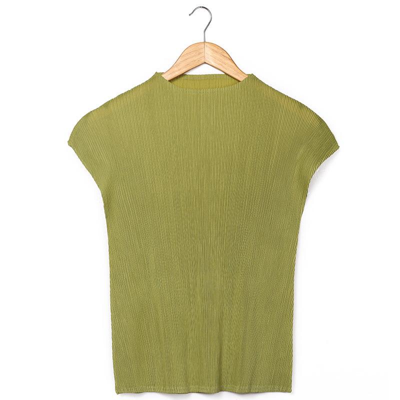 Женская плиссированная футболка — фото 13