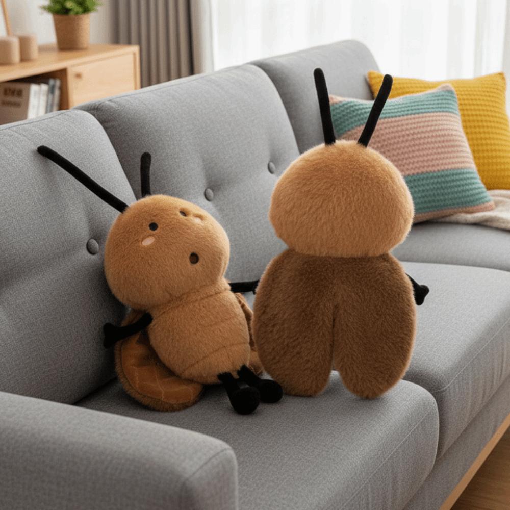 Rain Cockroach Plush Doll Parody Cockroach Plush Toy Decoration Cockroach Stuff Toy Christmas Gift