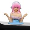 New Shaking Chest Girl Car Dashboard Ornament Sexy Cute Anime Dolls Plump Car Interior Shape Motorcycle Accessories Decoration