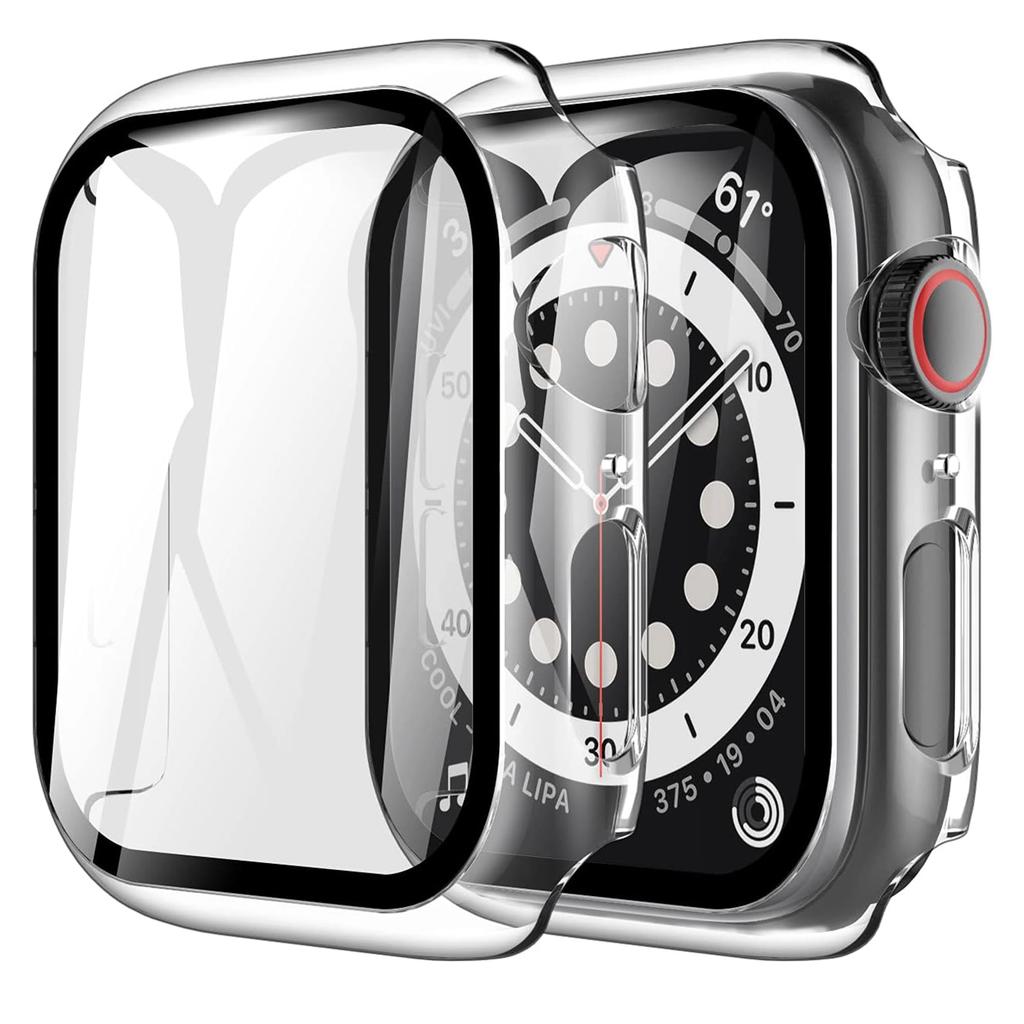 Obudowa Ochronna Z Szkłem Alogy Protector Case 2W1 Nakładka Etui Do Apple Watch 10 46Mm Przezroczysta