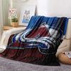 Colorado Avalanche2 Flannel Blanket, High quality Comfortable for All Seasons, Home Decor, Warmth and Comfort