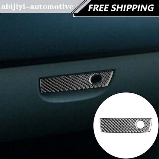 For Chrysler 300 300C Carbon Fiber Interior Glove Box Handle Cover Trim 2005-07