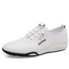 Lightweight casual leather shoes sports shoes trendy men's shoes comfortable versatile white shoes leather shoes