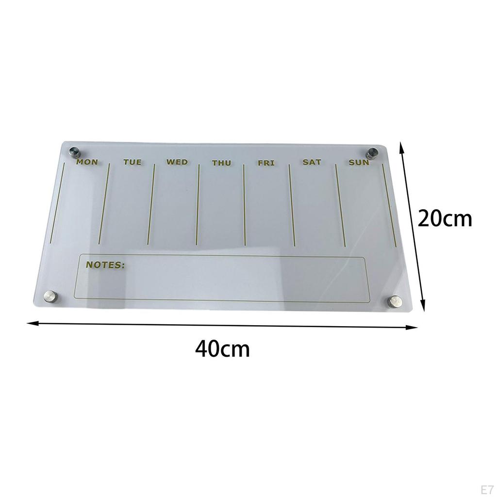 Dry Erase Board Planner for Fridge Planning Activities Conference Room