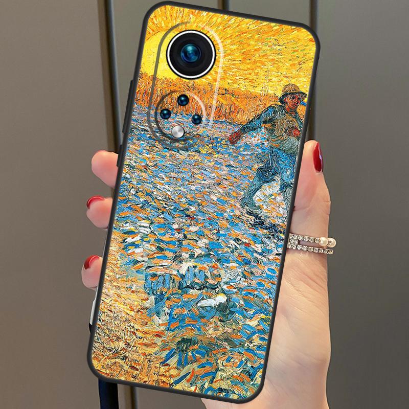 Ölgemälde Van Gogh Für Huawei P30 Pro P20 P40 Nova 5T 9 P Smart Z 2021 Hülle Coque Für Honor 8X 9X 10i 50 Lite