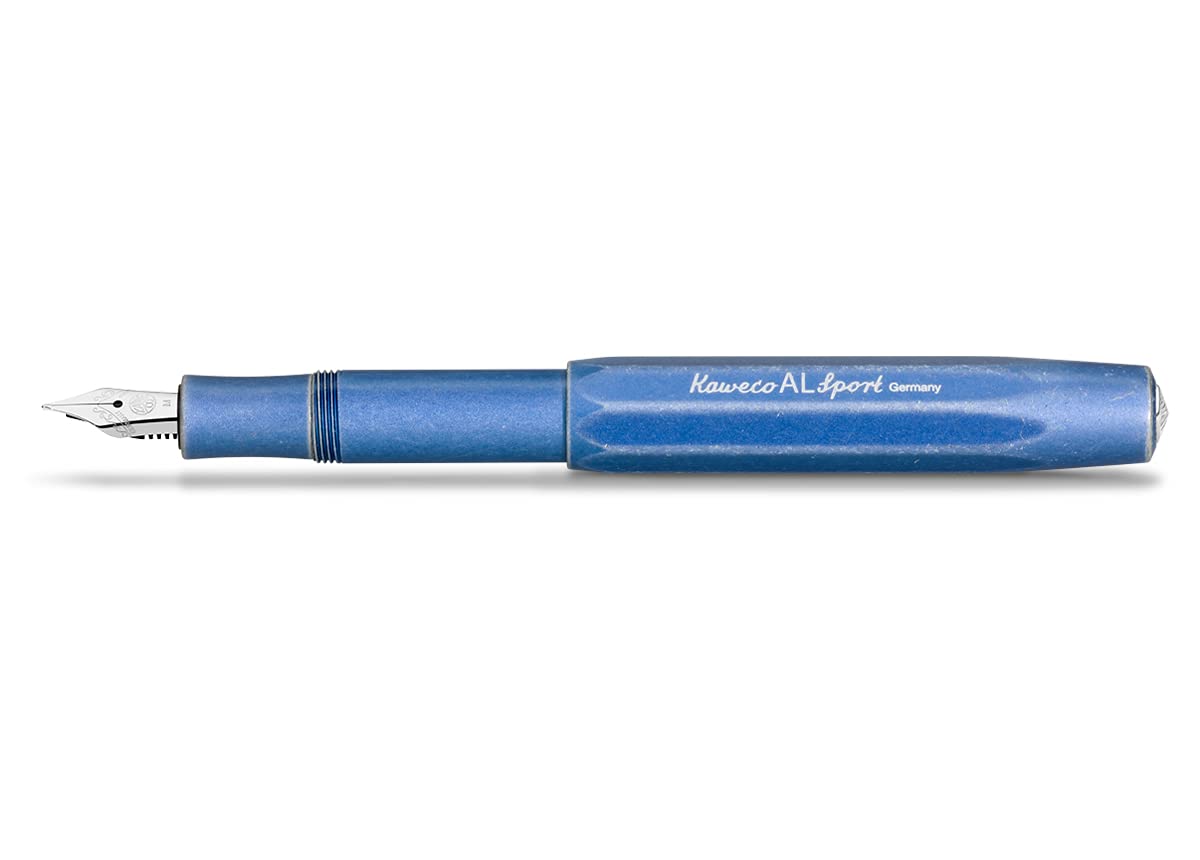 Перьевая ручка KAWECO Alsport Stonewash (M) синий