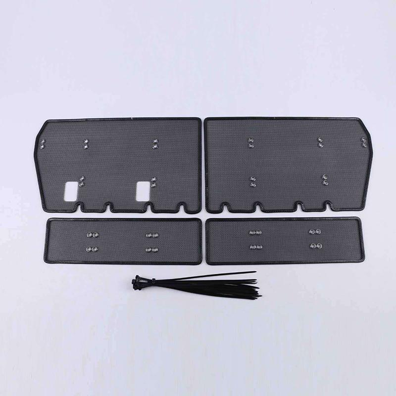 Middle Screening Mesh Front Grille Mesh For TOYOTA Land Cruiser Prado Front Grille Net Cover Stainless steel Car Accessories