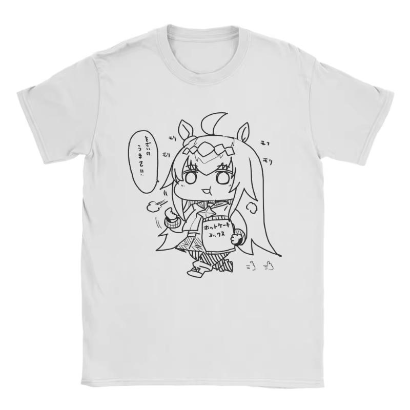 2025 Summer I Paused My Umamusume Career To Be Here Men Women 100 Pure Cotton Printed Tshirt Short Sleeve Round Collar Clothes