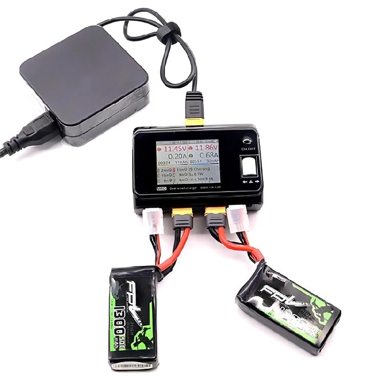 M6D 500W 15A For 1-6S Lipo Battery Two Channel MINI Smart Chargers Discharger