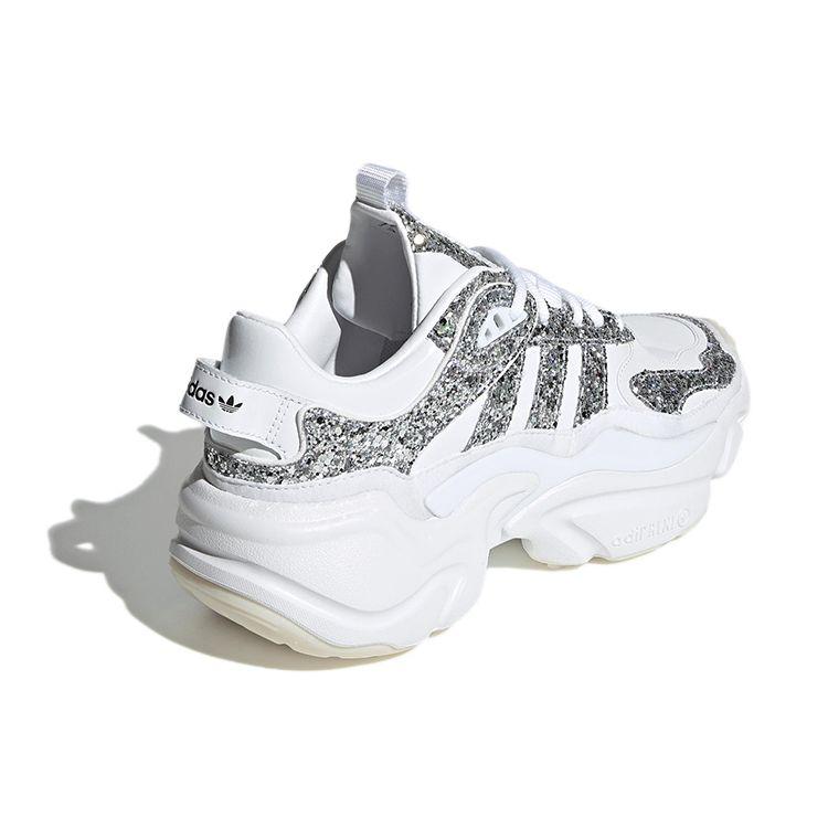 Adidas Magmur Runner Bílé Elegantní Třpytivé Dámské Tenisky Cloud-White FV4350