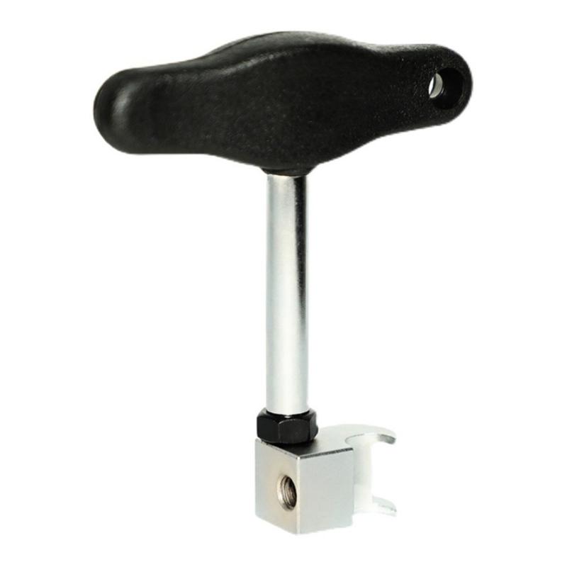 Manual Hose Clamp Release Tool with T Handle Control and Removable Head for Coolant Hose Care, Intake System Disassembly and Narrow Engine Bay Work