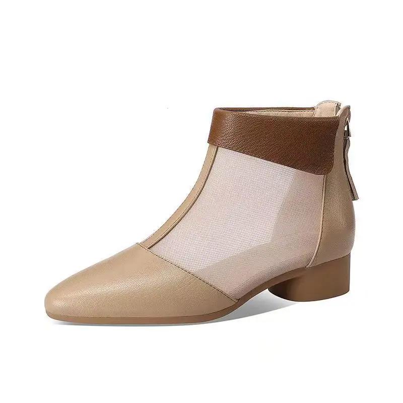Fashion With Medium Heels Woman Shoes Outdoor Summer 2025 Comfortable The Best Shoe Sales High Quality Luxury Casual Sandals for Women