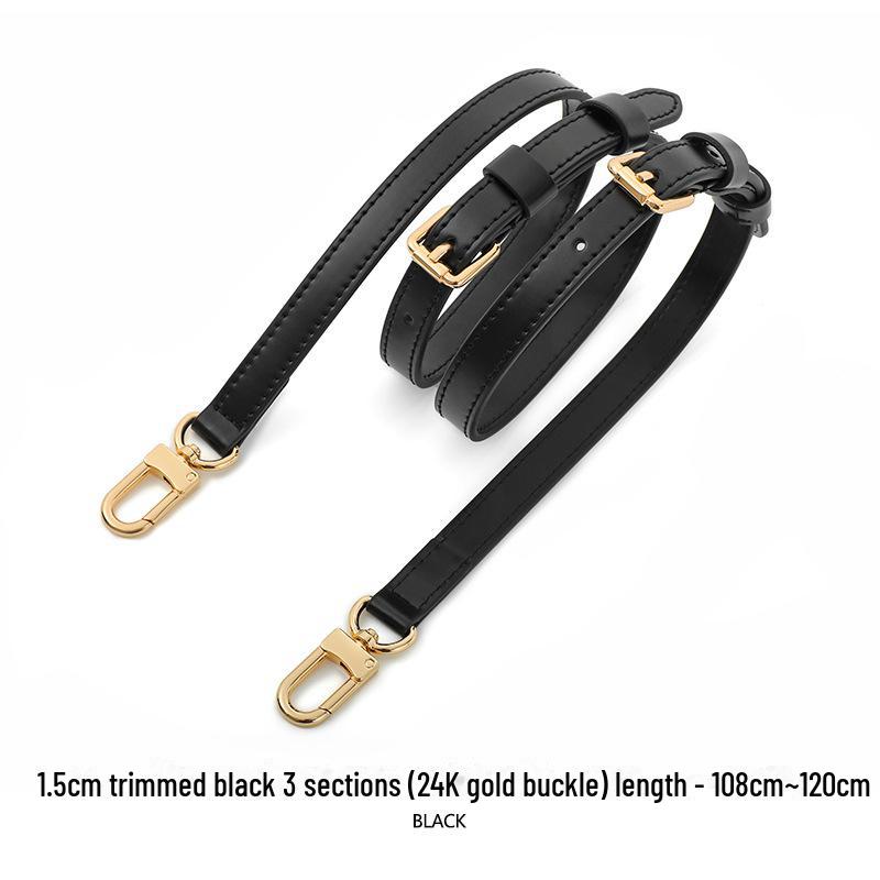 A-53 Two-Layer Cowhide Adjustable Wide Shoulder Strap for L Bag or Replacement